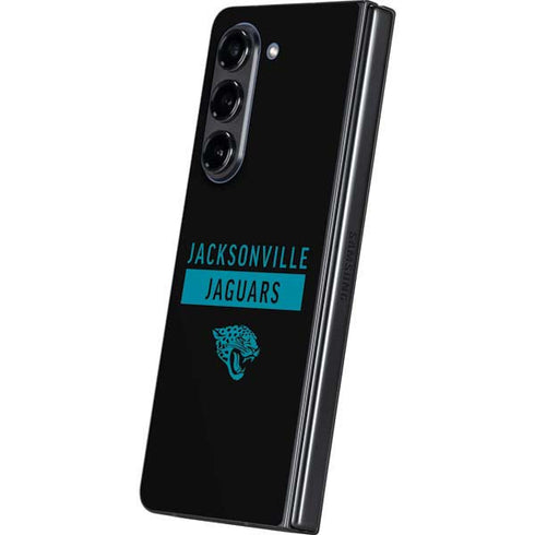 NFL Jacksonville Jaguars Black Performance Series Galaxy Z Fold5 5G Skin